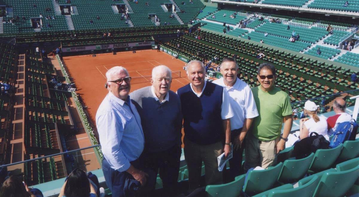 Alumns at the French Open