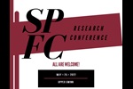 SPFC Research Conference event logo and date