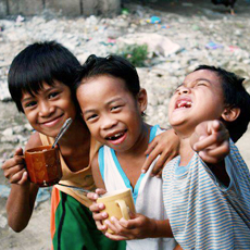 Kids in the Philippines