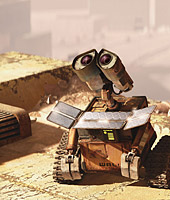Wall-e: A light that shines in the middle of gloom.