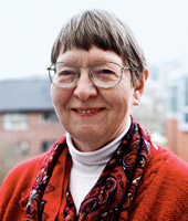 Professor Mary Fry, retiring after 40 years.