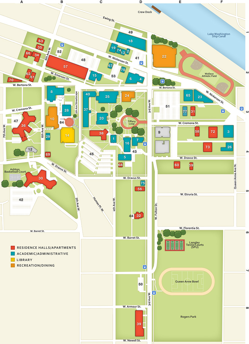 SPU Campus Map