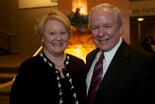 President and Mrs. Eaton at the 2010 Sacred Sounds of Christmas
