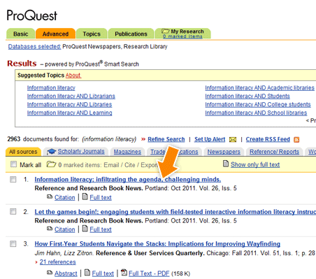 Proquest Step 2