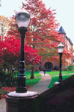 Photograph of autumnal scene on SPU campus