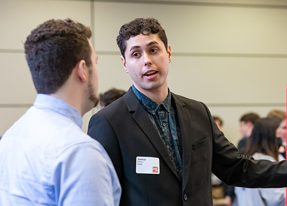 An SPU student presents at the 2023 Social Venture Plan Competition