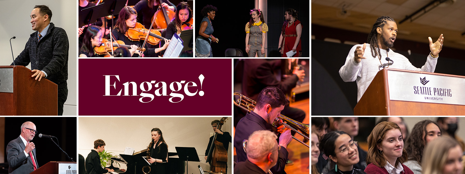 Engage! A collage of events around campus