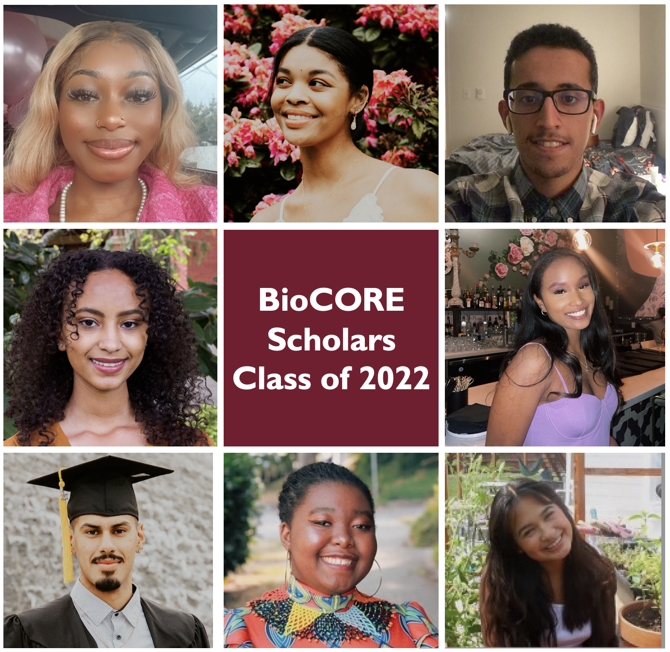 BioCORE Scholars Class of 2022