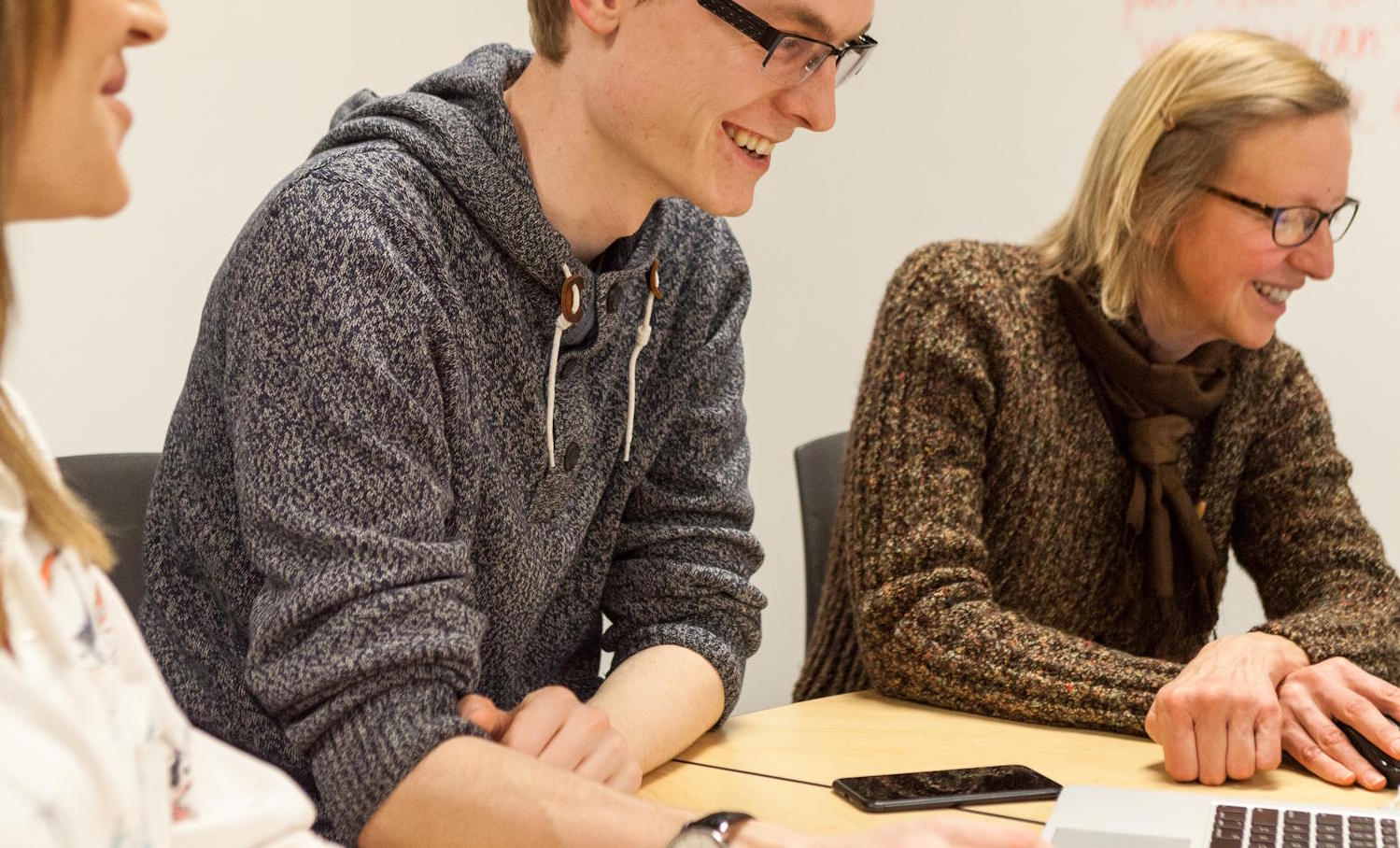 Students in class