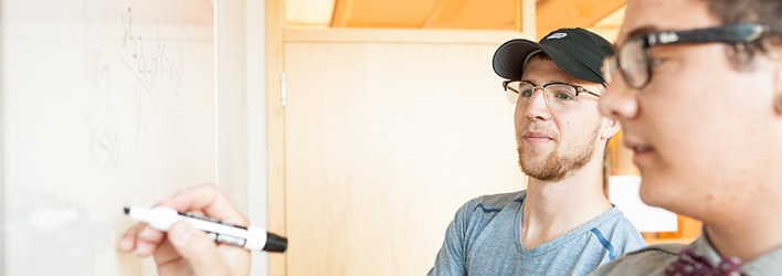 Students at whiteboard