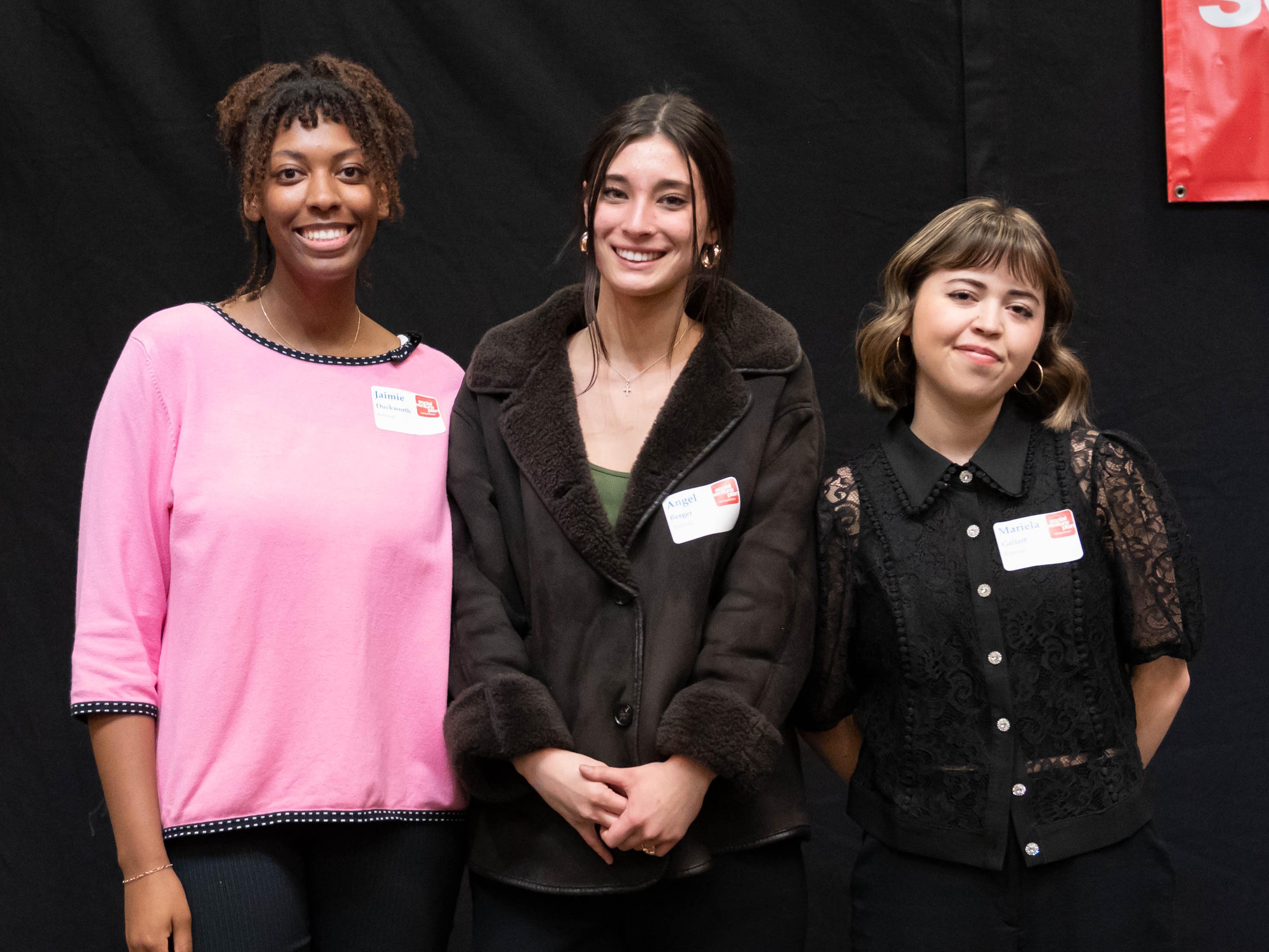 Students pose together