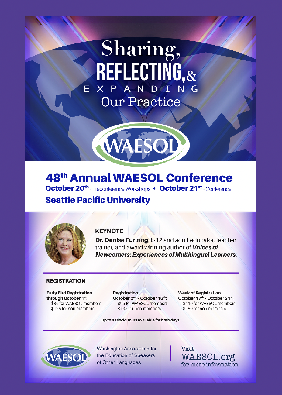 flyer of WAESOL conference 