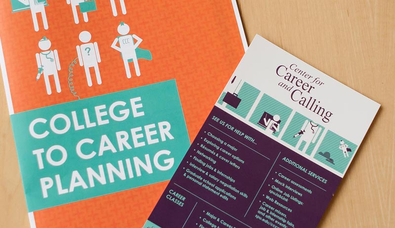 Center for Career and Calling brochures