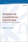 Studies in Canonical Criticism's cover image