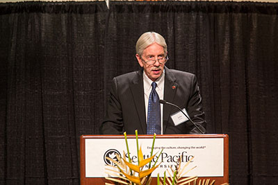 Guest speaker at the 2013 SPU President's Circle Dinner