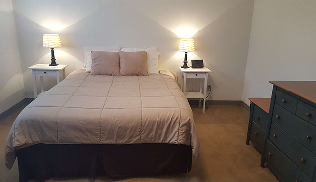 Guest apartment bedroom interior