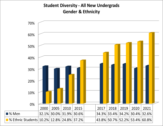 New Undergraduate Diversity