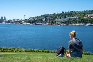 view from gasworks park