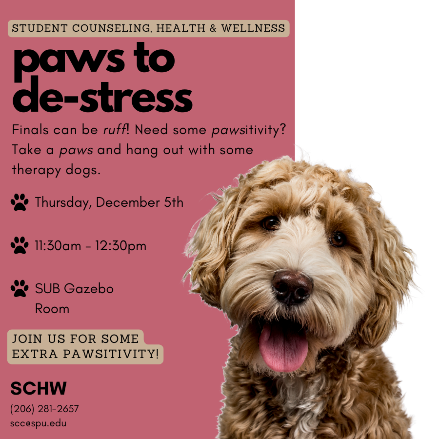Paws to De-Stress December 2024