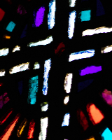 Stained glass from Alexander and Adelaide Hall  