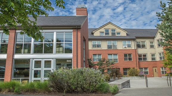 Emerson Hall on the Seattle Pacific University campus.