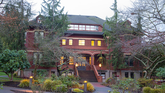 Peterson Hall on the Seattle Pacific University campus.