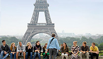 SPU students in Paris on study abroad