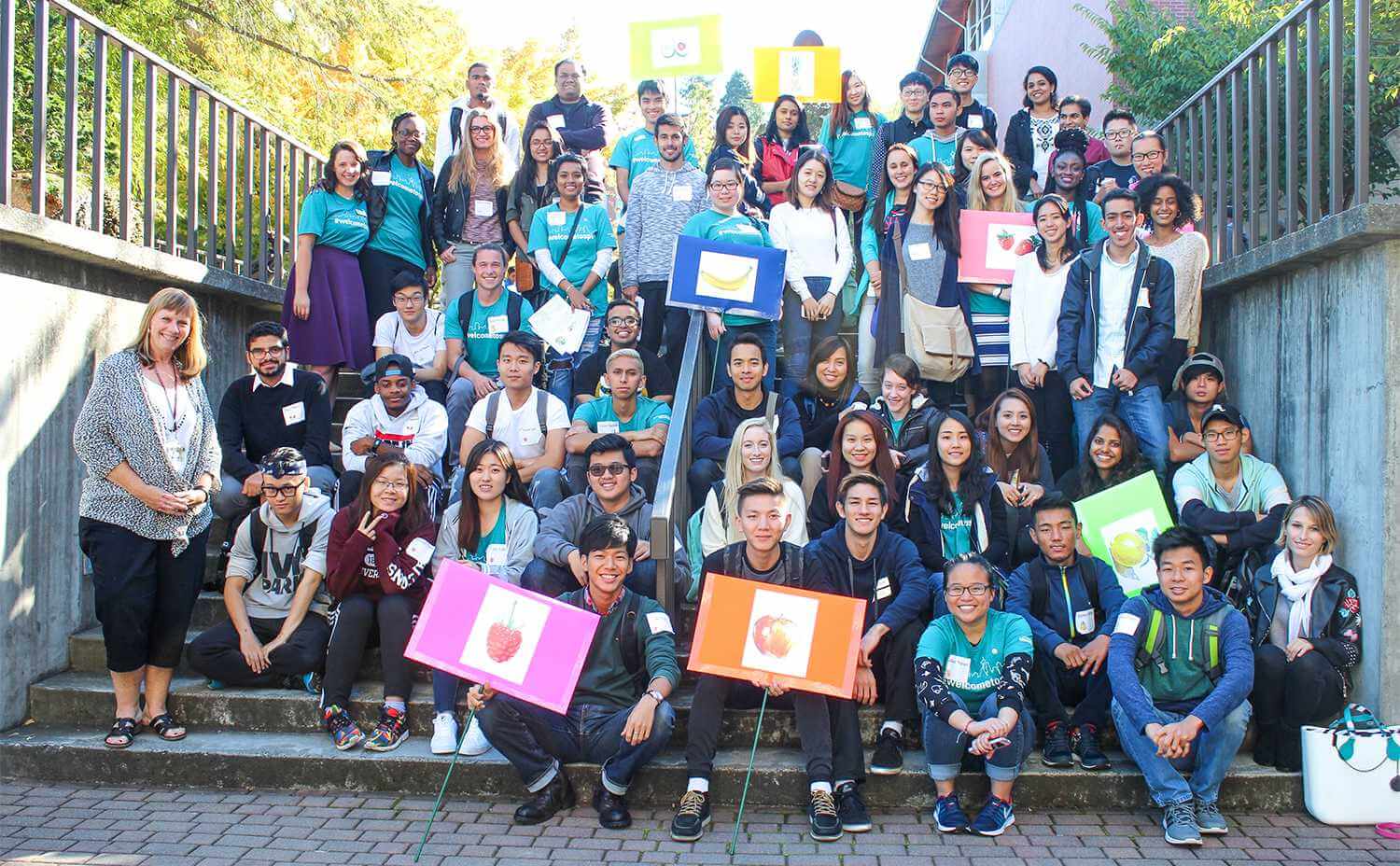 International students at Orientation 2016