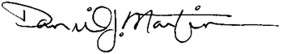 Daniel J. Martin signature
