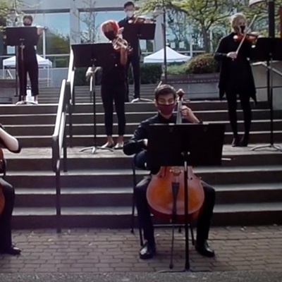 SPU Orchestra members place in Martin Square 