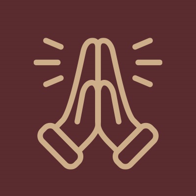 Icon of praying hands