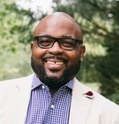 A closeup of Pastor Mike Thompson from Radiant Church, Renton, Wash.