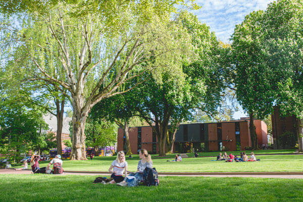 spu campus in spring 