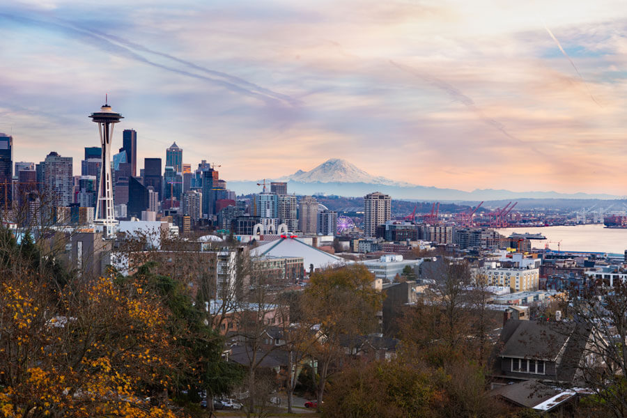 seattle skyline from kerry park