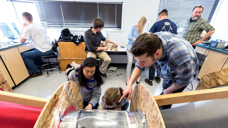 students build a windtunnel