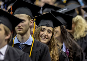 SPU students at Commencement