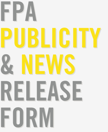 FPA Publicity and News Release Form