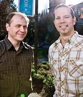 Professors Paul Yost and Robert McKenna.
