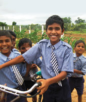 Dalit children in Andhra Pradesh, India.