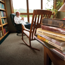 Eugene Peterson in study