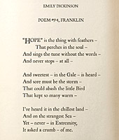Poem #314, Franklin, by Emily Dickinson