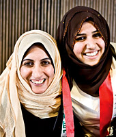 Klawla Hadi and Marwa Al-Mtowaq