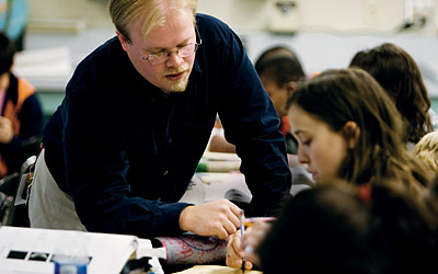 Matthew Jones is one of many teacher-partners with SPU in a research project to transform the teaching of science. 
