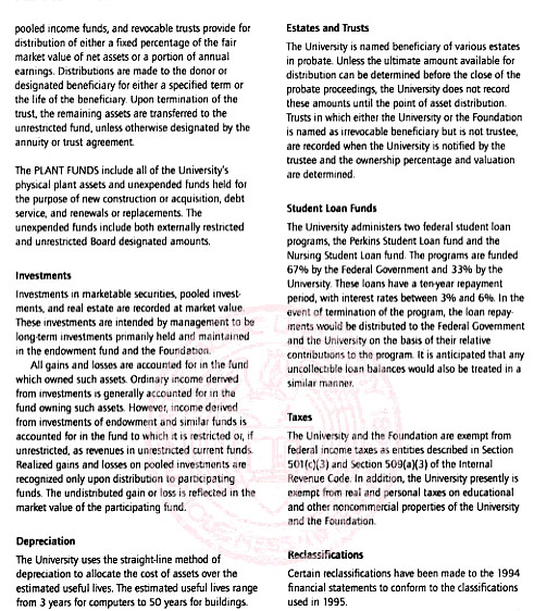Graphic of Independent Auditor's Report Not Shown