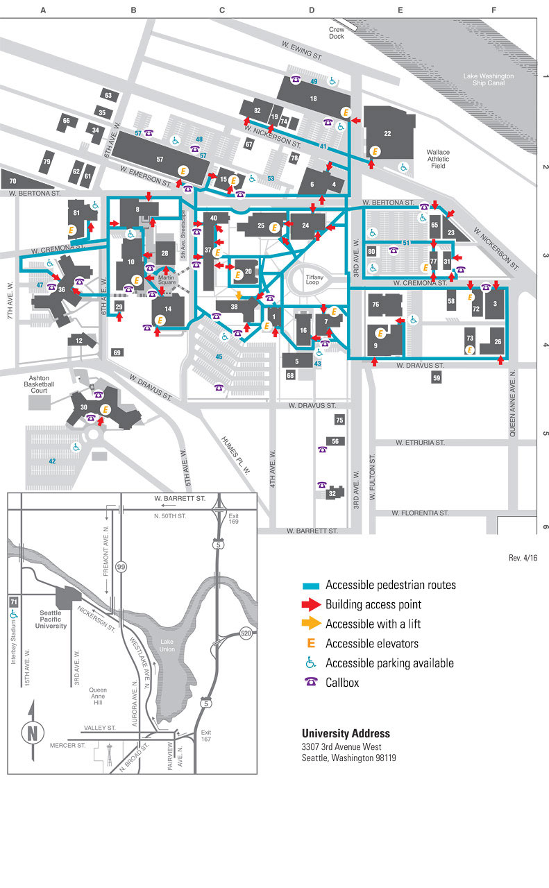 SPU Campus Accessibility Map
