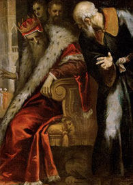 Palma Giovane (1548-1628), The Prophet Nathan Admonishes King David 