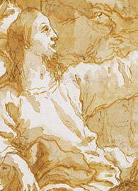 Giovanni Domenico Tiepolo (Italian, 1727 - 1804), detail, Christ at Supper with Simon the Pharisee, with the Anointment of Christ's Feet by Mary Magdalen 