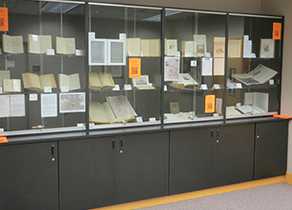Library display: Special Collections Exhibit 2016