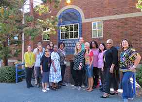 Graduate students in counseling partner with Hawthorne Elementary School