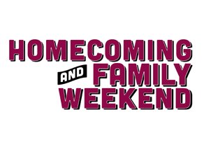Home Coming and Family Weekend Logo